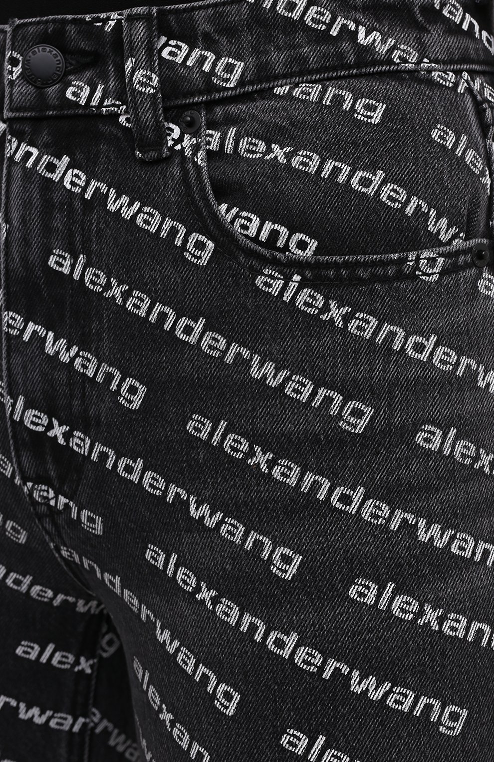 Джинсы ALEXANDER WANG серого цвета по цене 38550 руб., арт. 4DC1214892, фото 5 Джинсы ALEXANDER WANG, арт. 4DC1214892, фото 5
