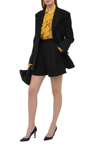 Кожаные туфли opyum SAINT LAURENT, арт. 484160/0NPVV, фото 2