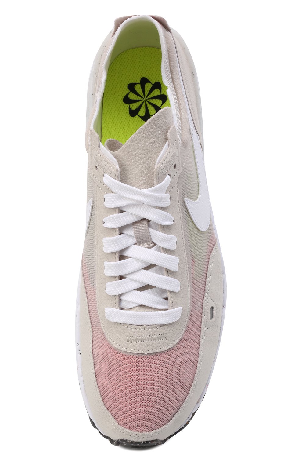 Комбинированные кроссовки waffle one crater NIKELAB кремового цвета по цене 9580 руб., арт. DC2650-200, фото 6 Комбинированные кроссовки waffle one crater NIKELAB, арт. DC2650-200, фото 6