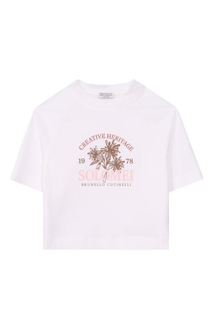 Хлопковая футболка BRUNELLO CUCINELLI, арт. B0T81T486A