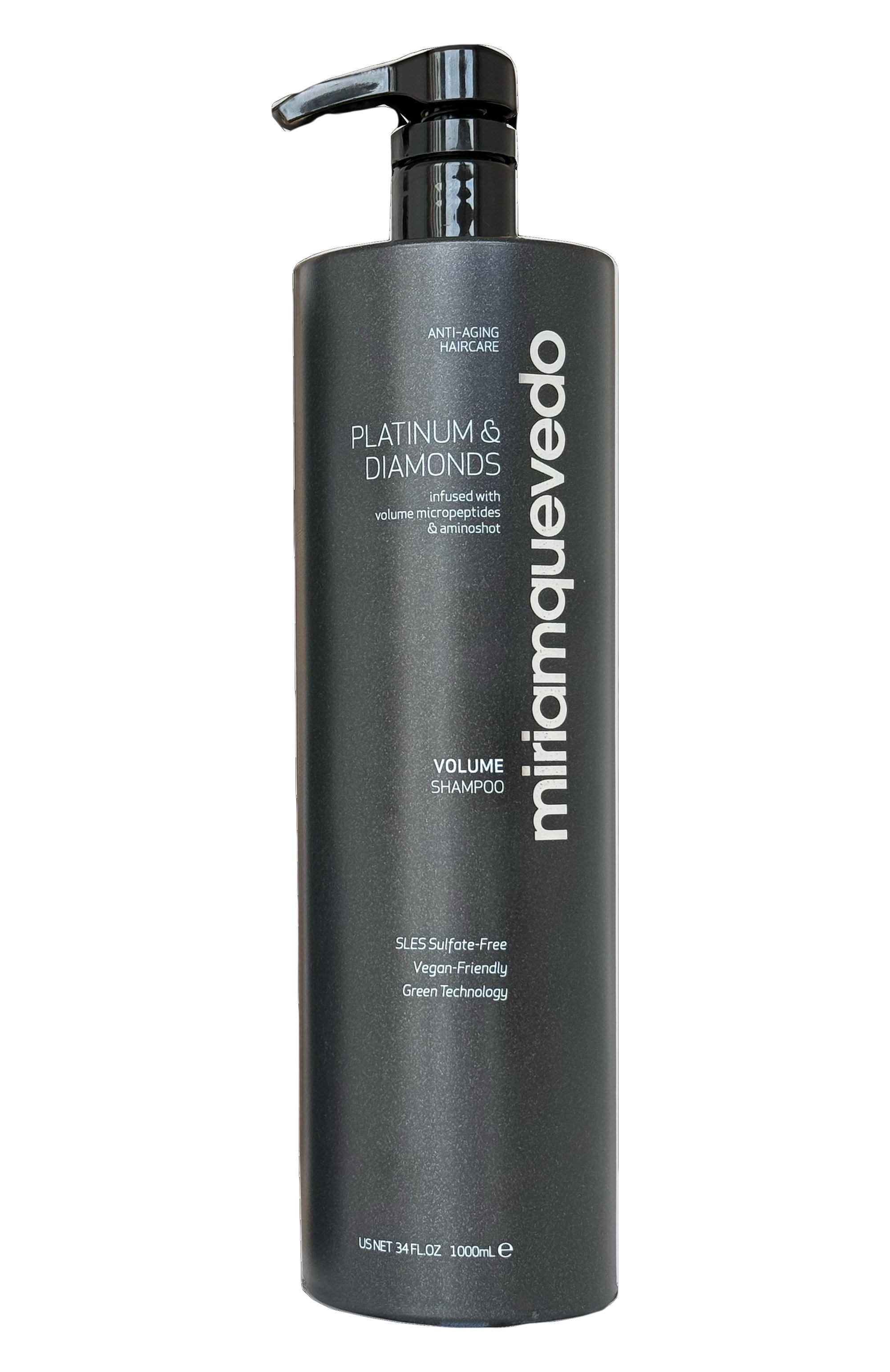 Бриллиантовый шампунь-люкс с платиной для придания объема (1000ml) MIRIAMQUEVEDO, арт. 3130, фото 1