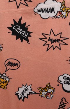 Хлопковые легинсы KENZO, арт. K60203/6-12, фото 3