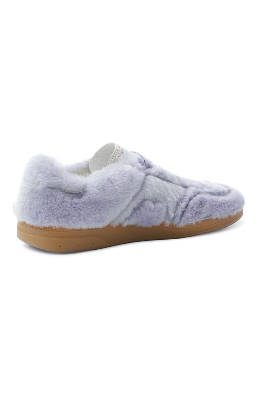 Кеды из овчины Santoni WBPG61283FARGLCY Сиреневый  WBPG61283FARGLCY Фото 5