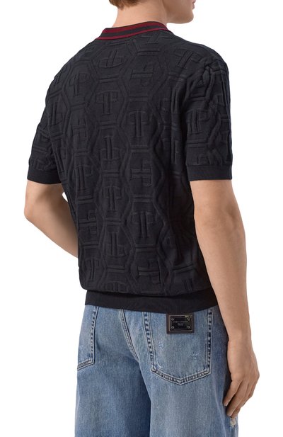 Хлопковое поло PHILIPP PLEIN, арт. SAFC MKK0322 PKN002N, фото 4