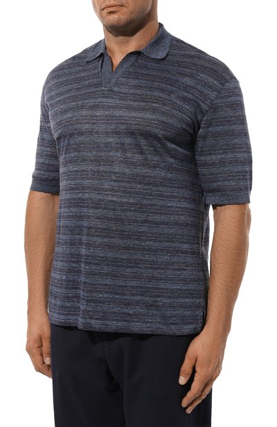 Льняное поло ZEGNA, арт. UD346A7/D726, фото 3