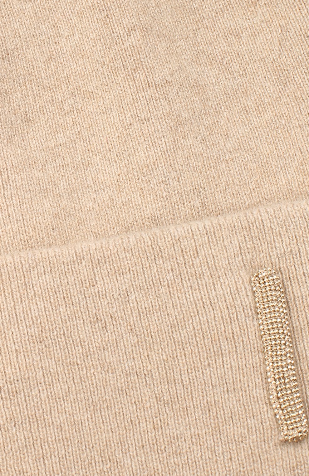 Кашемировая шапка BRUNELLO CUCINELLI бежевого цвета по цене 82500 руб., арт. M12171699P, фото 3 Кашемировая шапка BRUNELLO CUCINELLI, арт. M12171699P, фото 3