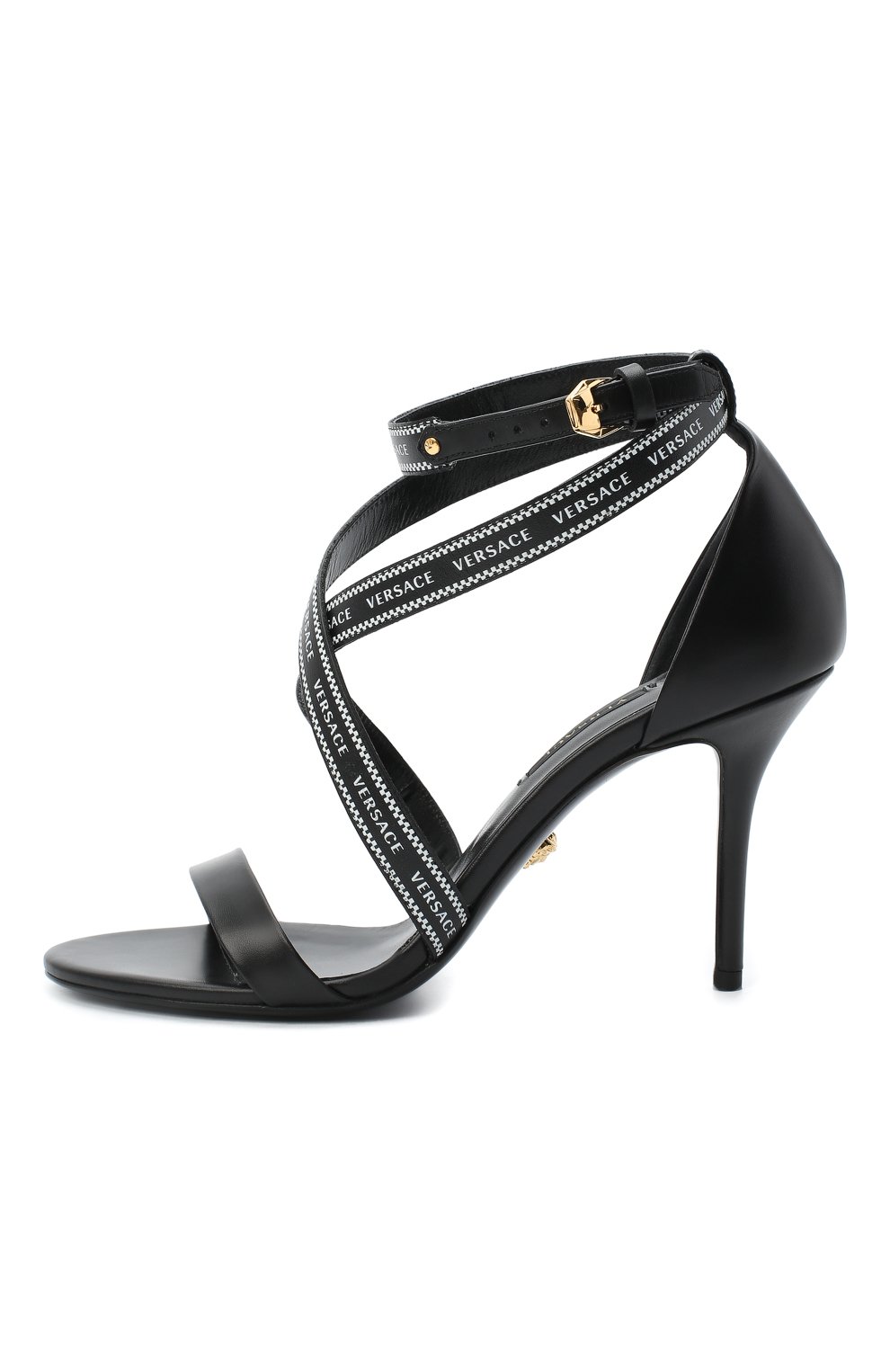 Кожаные босоножки VERSACE, арт. DST484M/D5VTR, фото 3