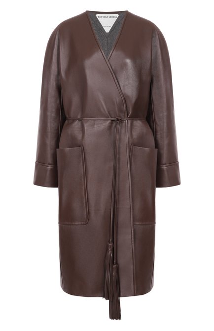 Женское кожаное пальто BOTTEGA VENETA, арт. 835292/V5BX0