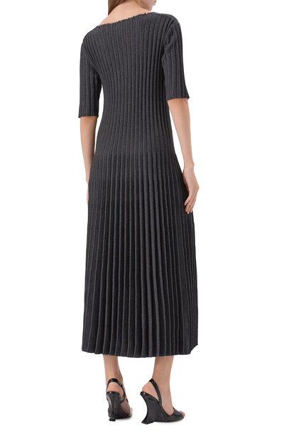 Шерстяное платье MRZ серого цвета по цене 127000 руб., арт. FW25-0029, фото 4 Шерстяное платье MRZ, арт. FW25-0029, фото 4