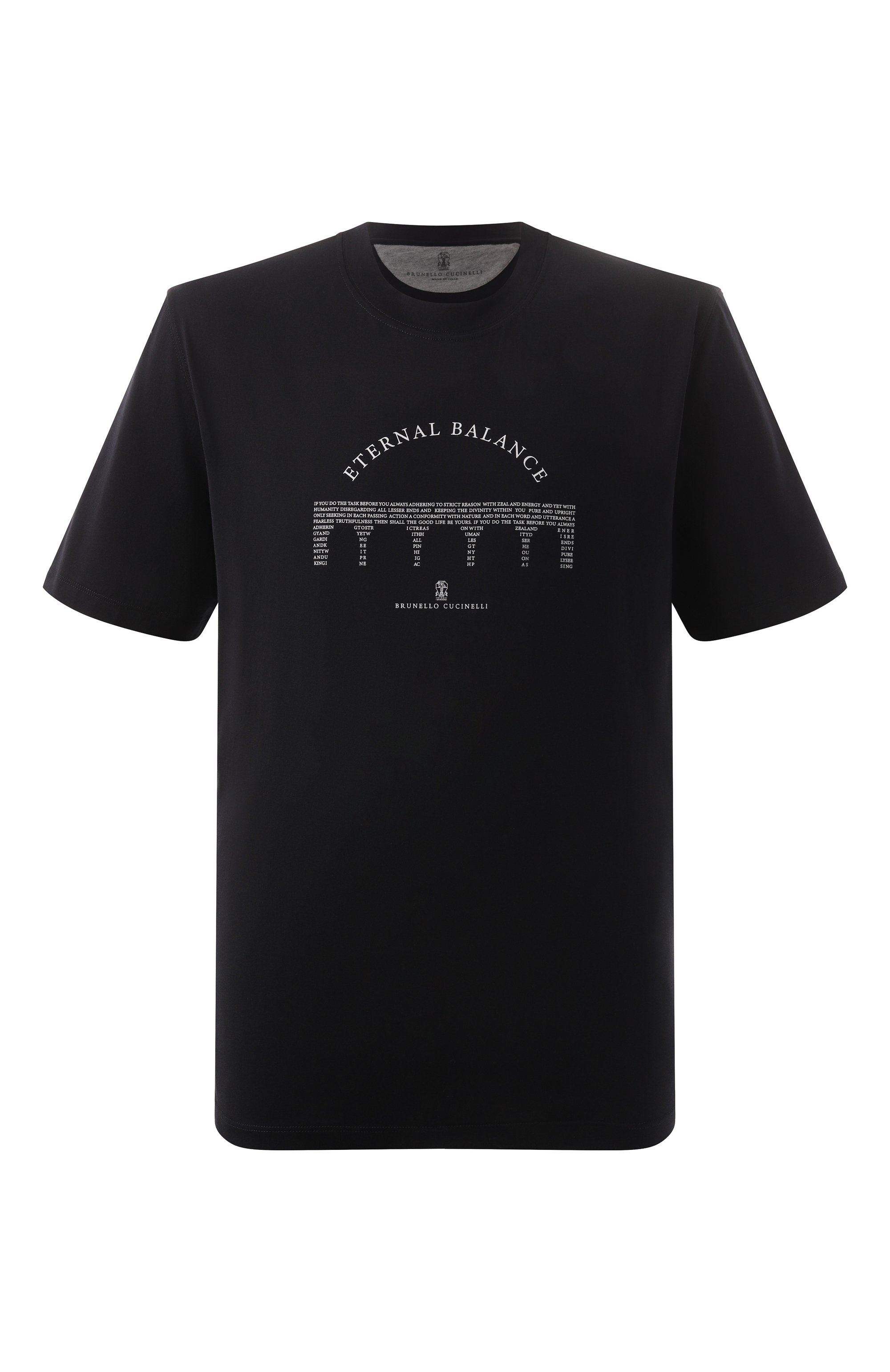 Хлопковая футболка BRUNELLO CUCINELLI, арт. M0B138413, фото 1