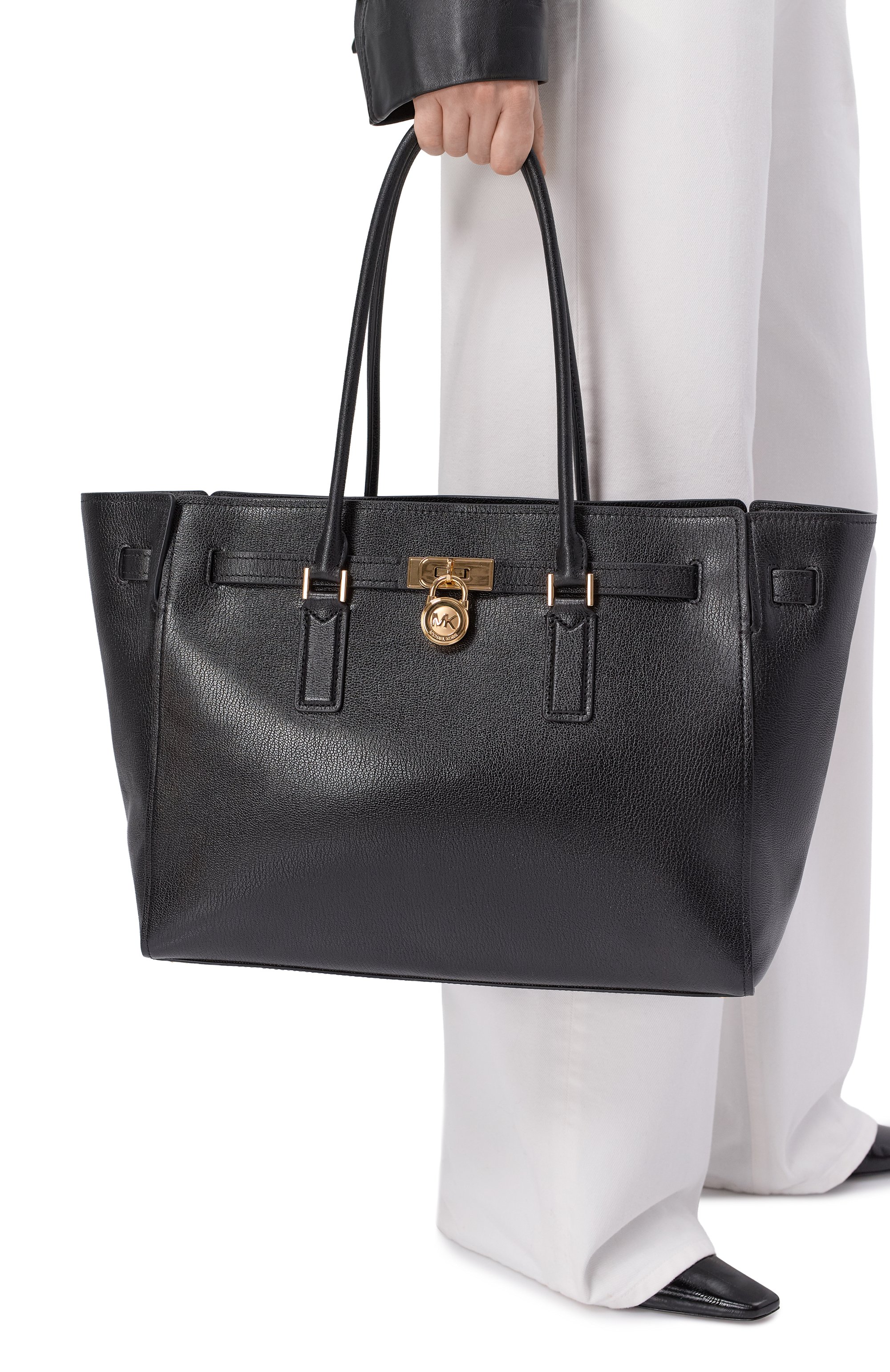 Сумка-тоут hamilton moderne large MICHAEL MICHAEL KORS черного цвета по цене 39900 руб., арт. 30F5GHMT3L, фото 2 Сумка-тоут hamilton moderne large MICHAEL MICHAEL KORS, арт. 30F5GHMT3L, фото 2