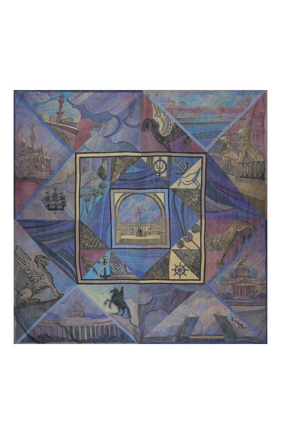 Шелковый платок санкт-петербург GOURJI, арт. T26SPB7R/1, фото 5