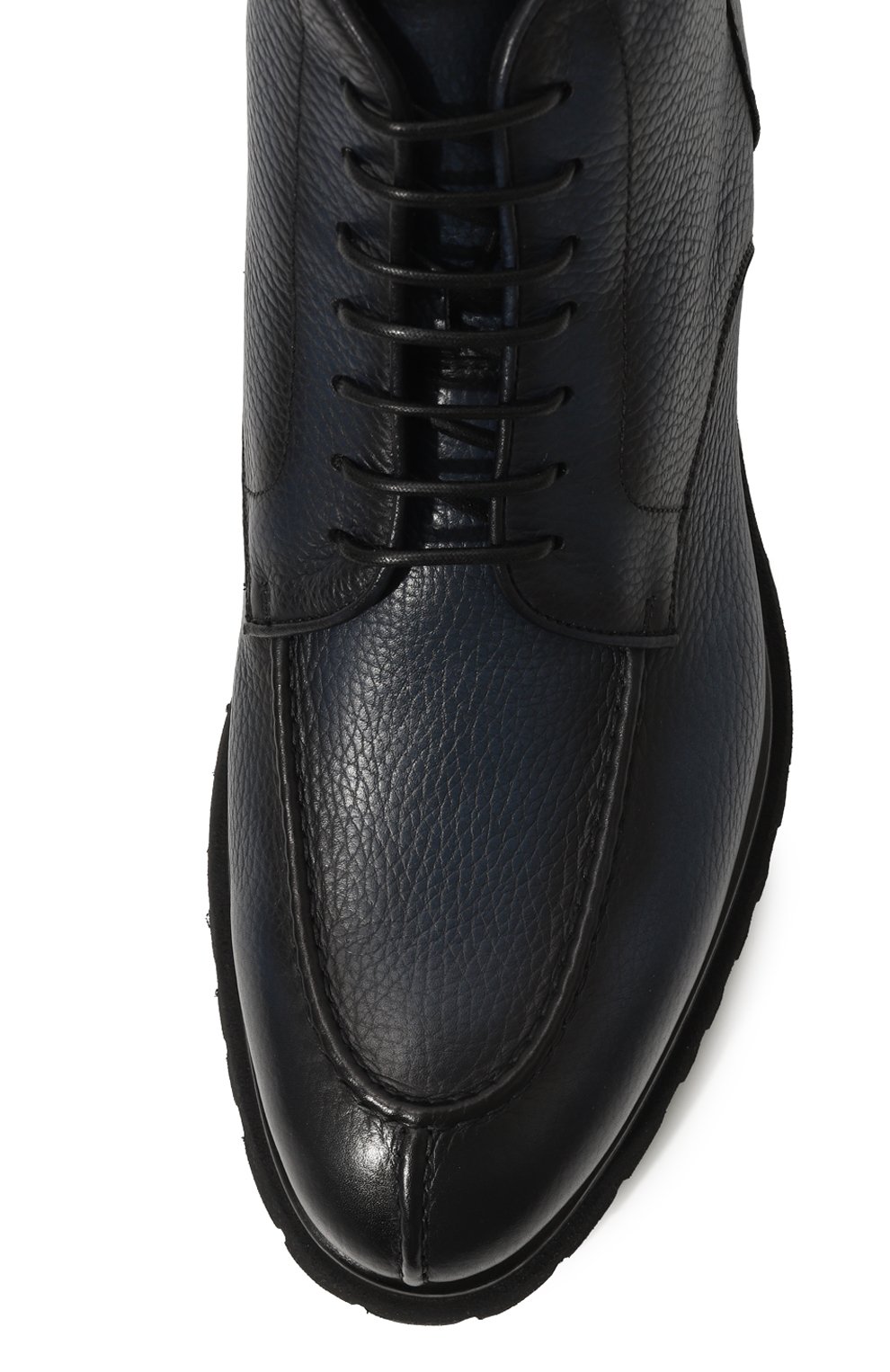 Кожаные ботинки MVST темно-синего цвета по цене 87350 руб., арт. 7467011.31730500, фото 6 Кожаные ботинки MVST, арт. 7467011.31730500, фото 6