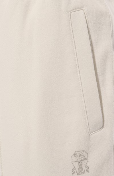 Хлопковые джоггеры BRUNELLO CUCINELLI, арт. MM8363211G, фото 5