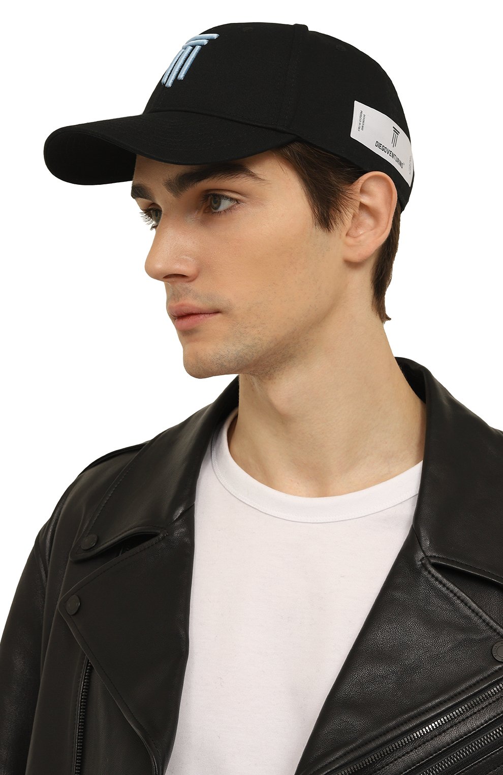 Хлопковая бейсболка DIEGO VENTURINO, арт. D3S3CAPL0G0MARINA, фото 2