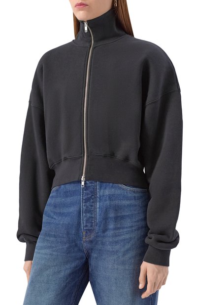 Хлопковая толстовка AGOLDE черного цвета по цене 53650 руб., арт. A7396, фото 3 Хлопковая толстовка AGOLDE, арт. A7396, фото 3