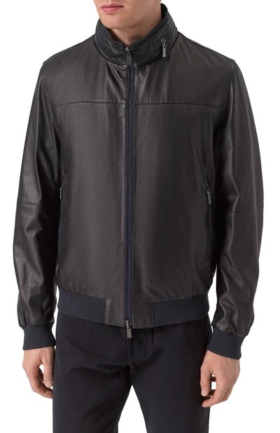 Двусторонний кожаный бомбер GIMO'S, арт. 5S20.1.030.63R, фото 3