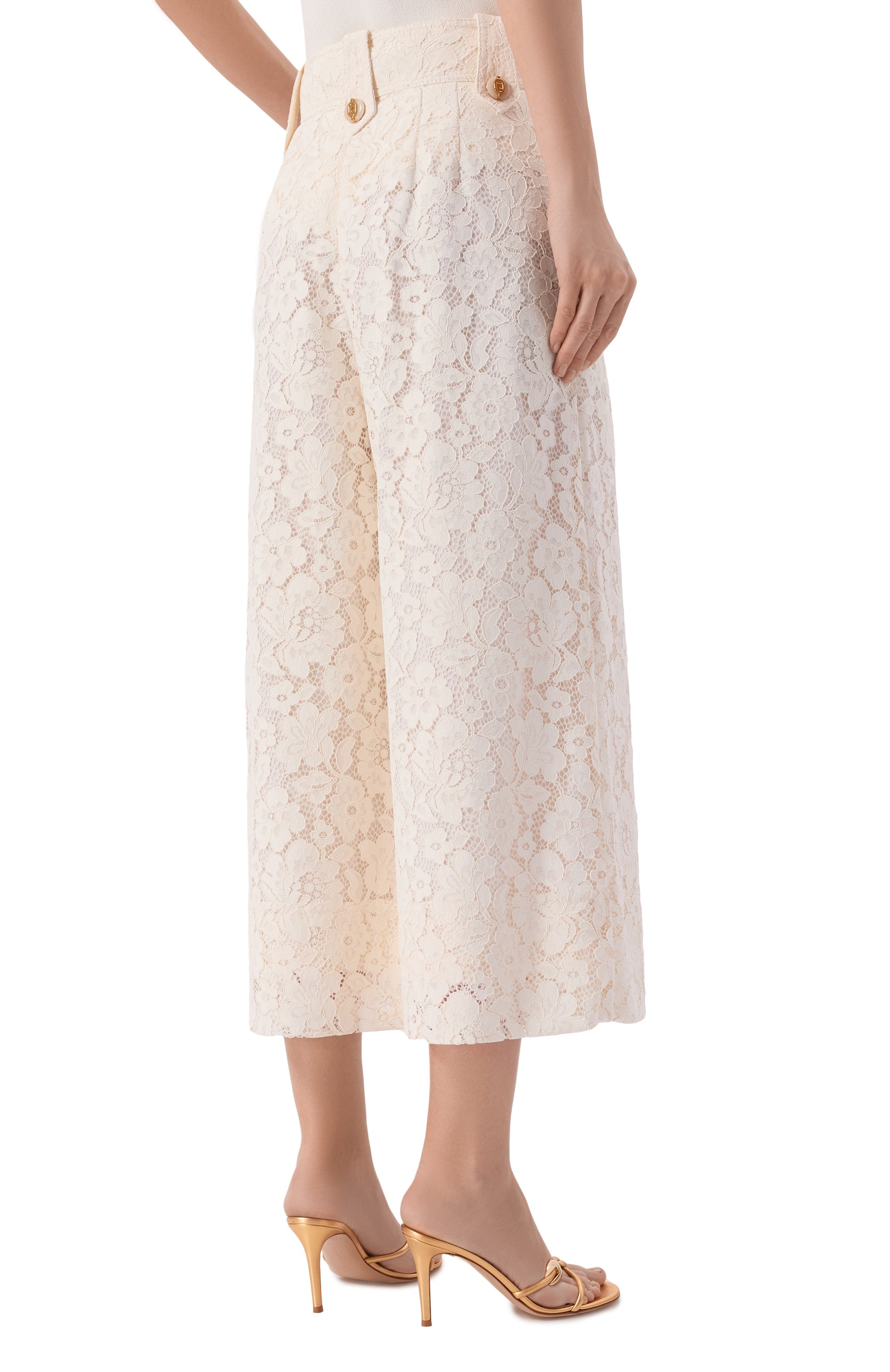 Кюлоты ZIMMERMANN кремового цвета по цене 137500 руб., арт. 7554PS261, фото 4 Кюлоты ZIMMERMANN, арт. 7554PS261, фото 4