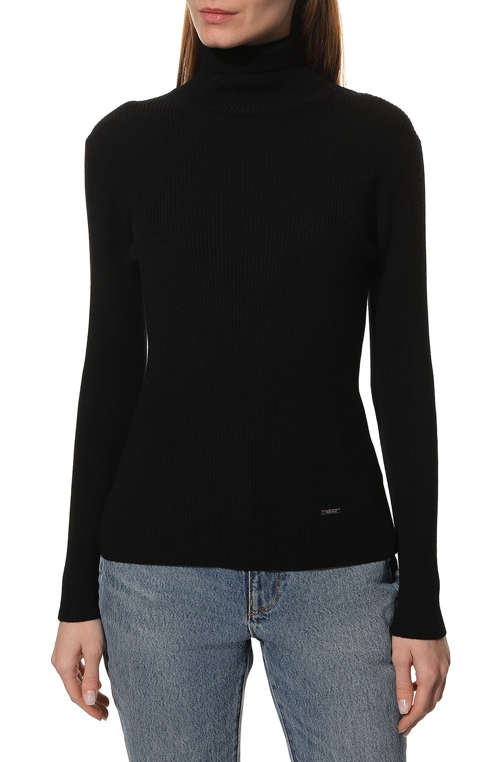 Шерстяная водолазка FREEAGE, арт. FWW1910219BK, фото 3
