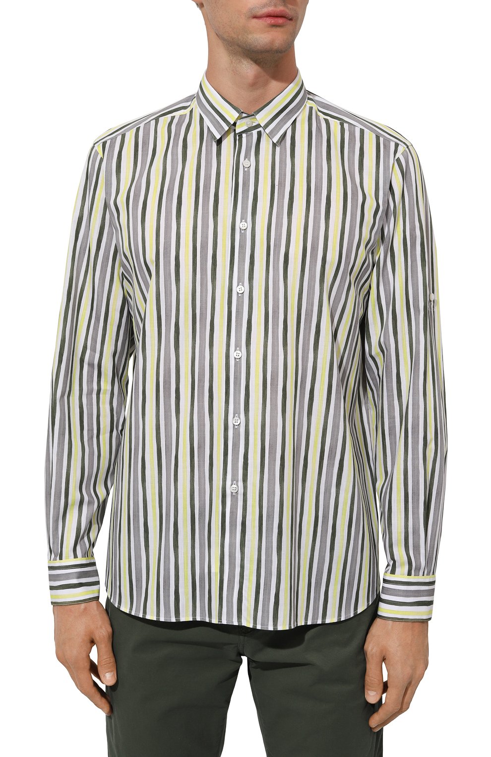 Хлопковая рубашка ZILLI, арт. LINA01M010084068R, фото 3