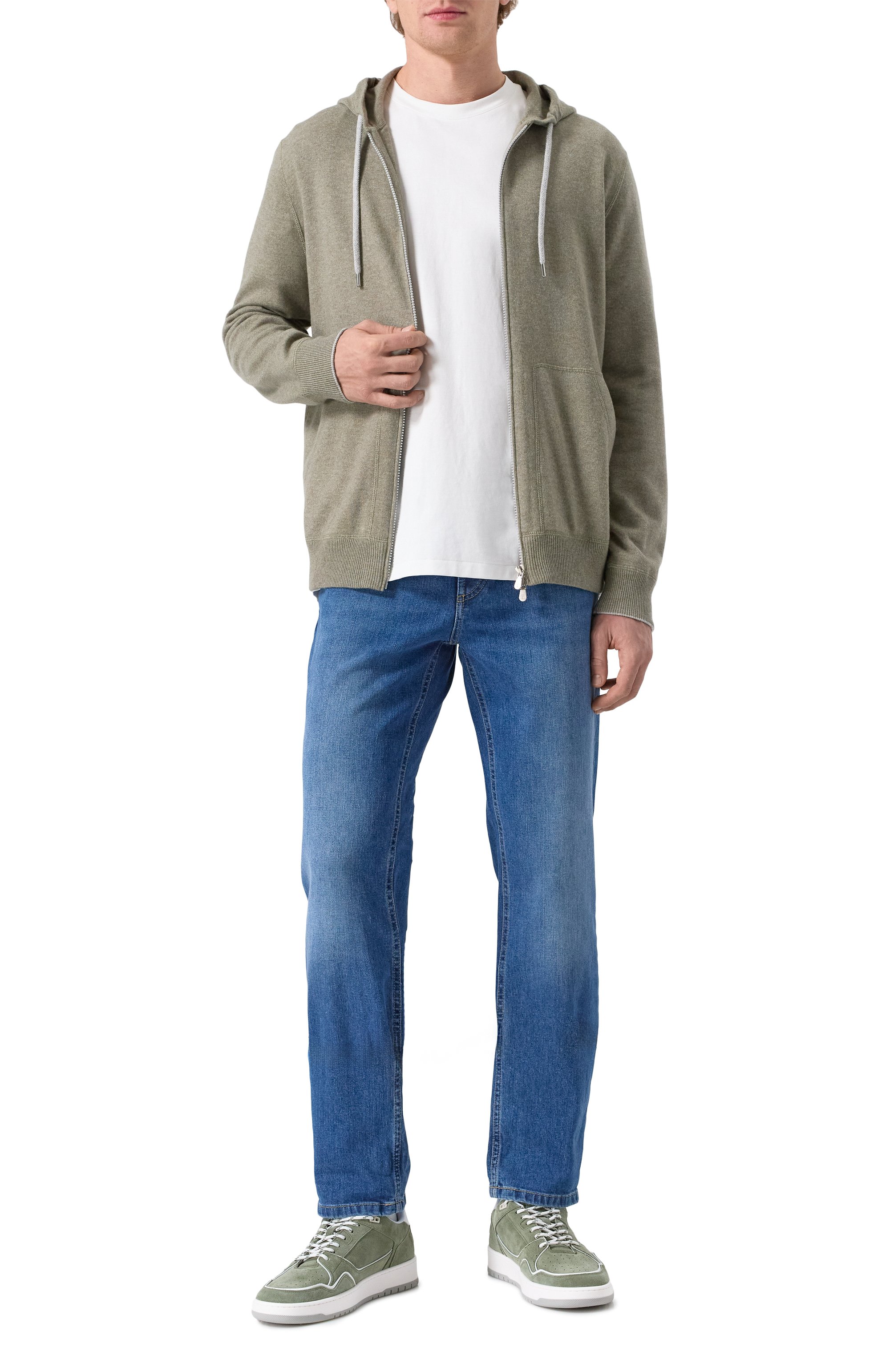 Толстовка из шерсти и кашемира BRUNELLO CUCINELLI, арт. M3623246G, фото 2