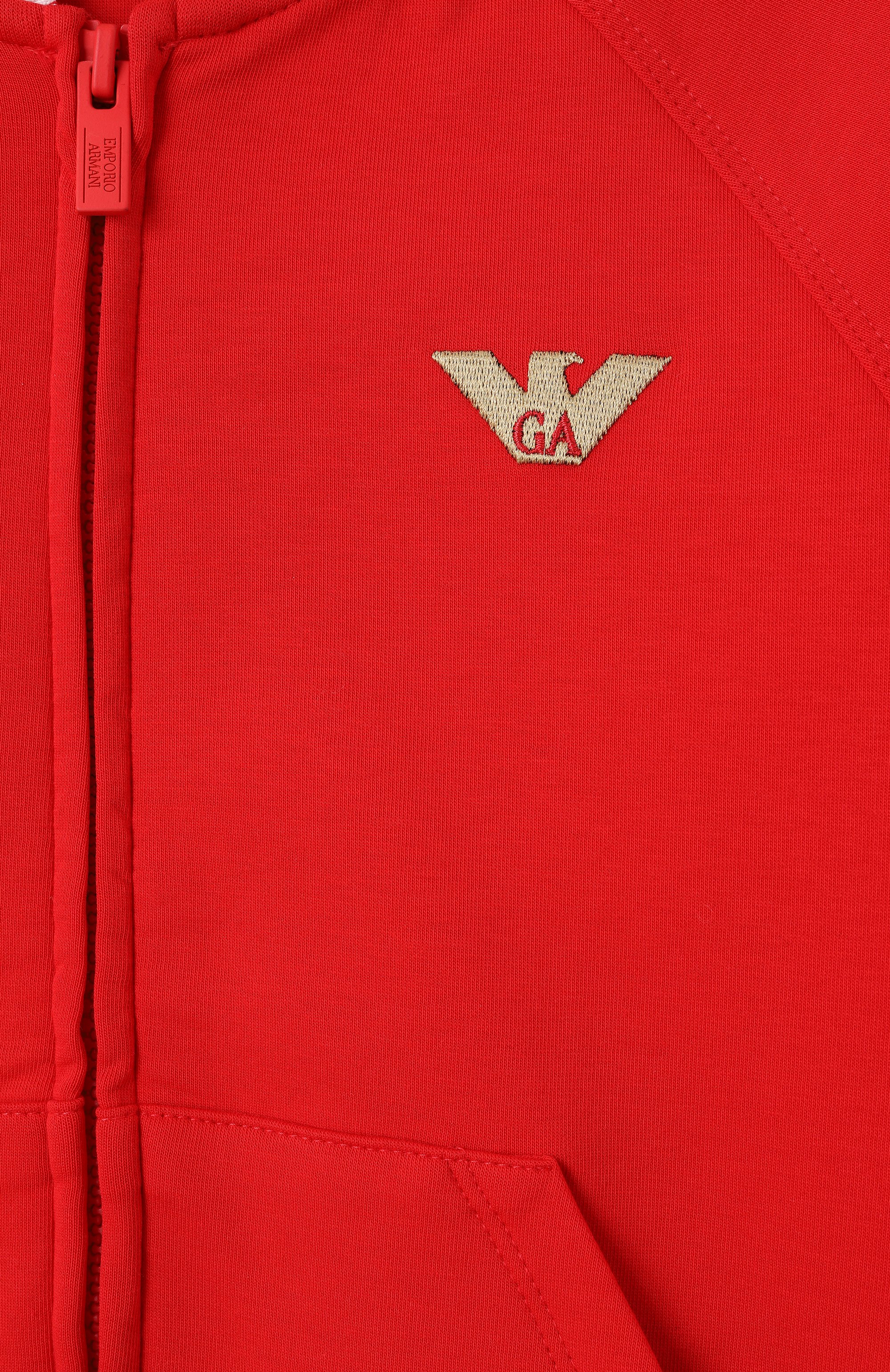 Хлопковая толстовка EMPORIO ARMANI, арт. EB000262/AF10126, фото 3