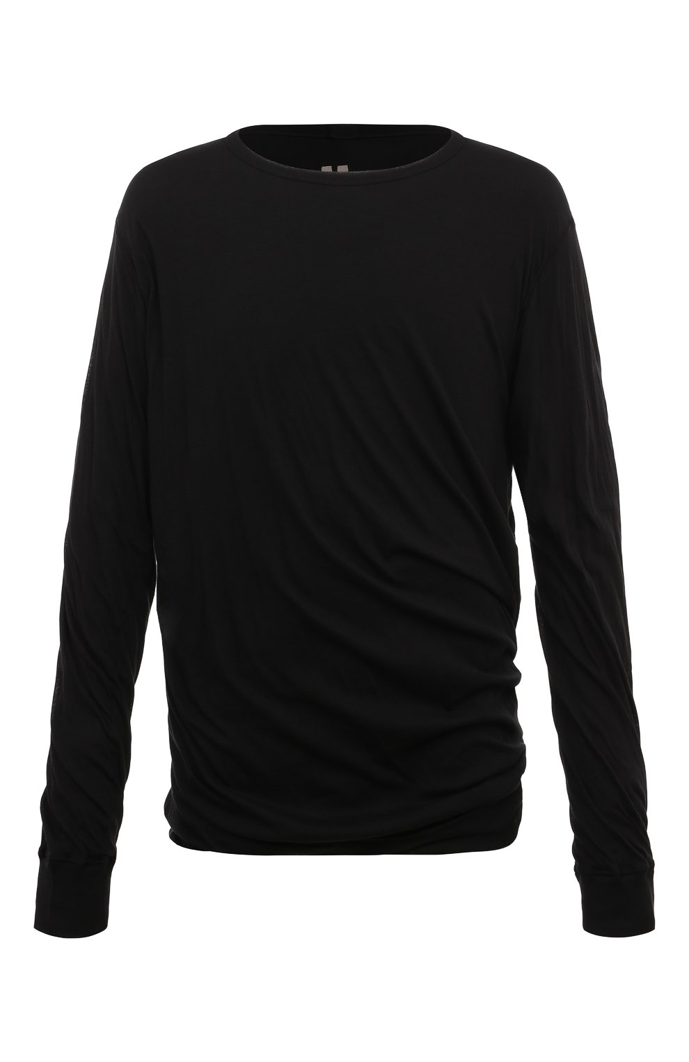 Хлопковый лонгслив RICK OWENS, арт. RU02D6258/UC, фото 1