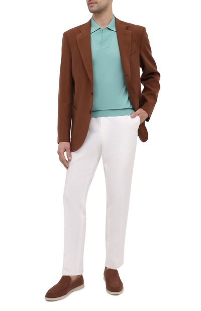 Поло из хлопка и шелка LORO PIANA, арт. FAL5739, фото 2