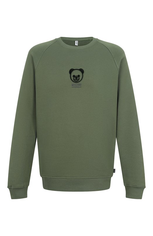 Хлопковый свитшот Moschino A1707/4418 Зелёный A1707/4418