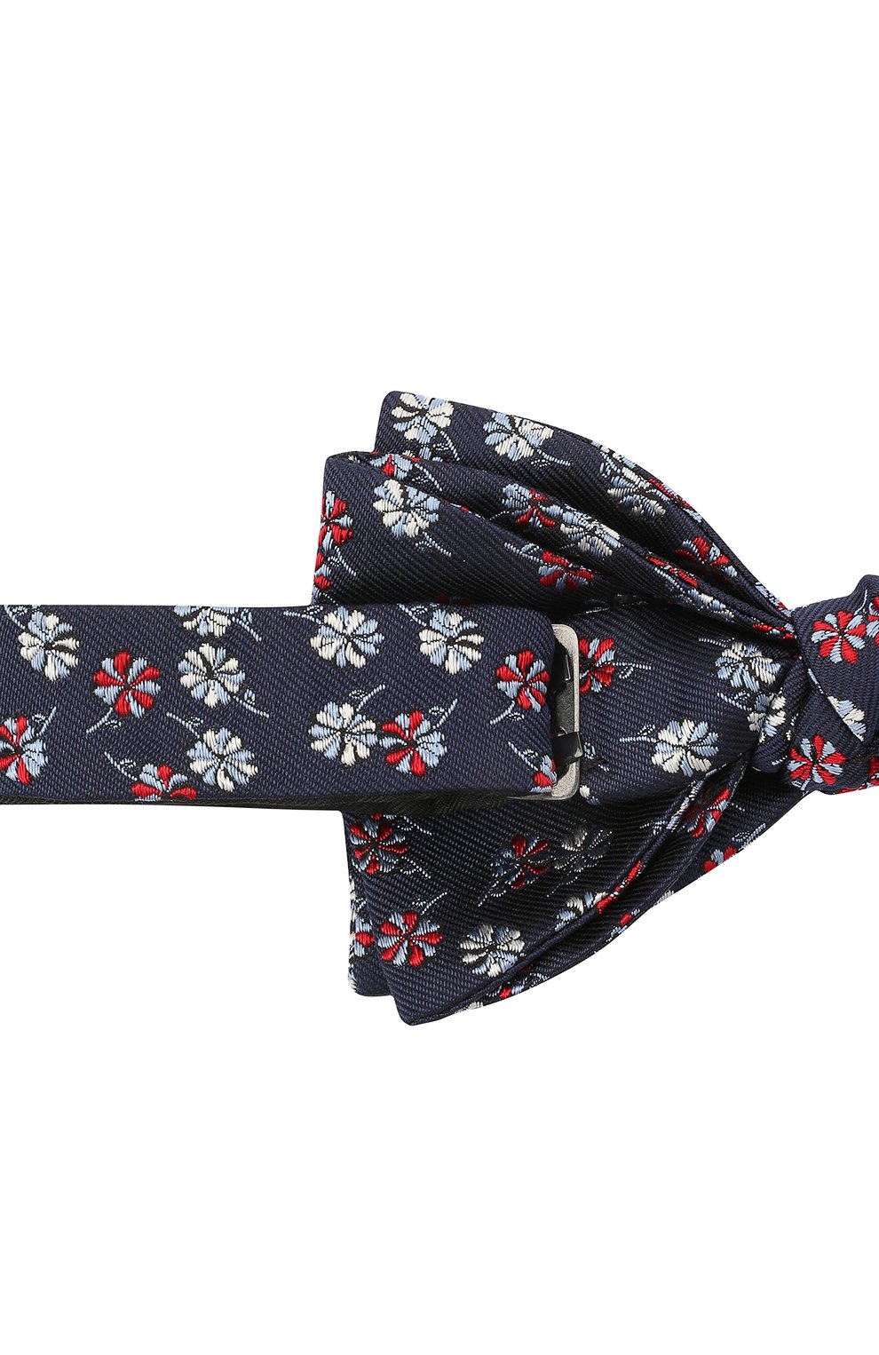 Шелковый галстук-бабочка LANVIN темно-синего цвета по цене 9950 руб., арт. 2077/B0W TIE, фото 3 Шелковый галстук-бабочка LANVIN, арт. 2077/B0W TIE, фото 3