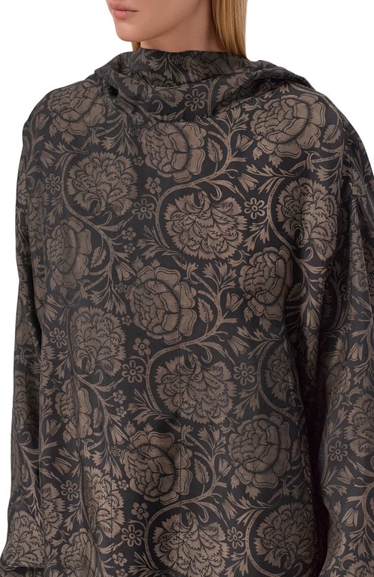 Блузка из вискозы Uma Wang UM6552 Коричневый  UM6552 Фото 5