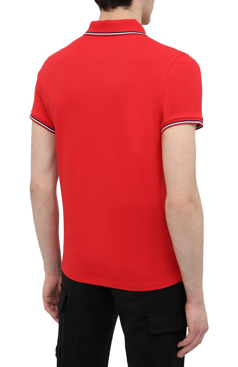 Хлопковое поло MONCLER, арт. G1-091-8A703-00-84556, фото 4