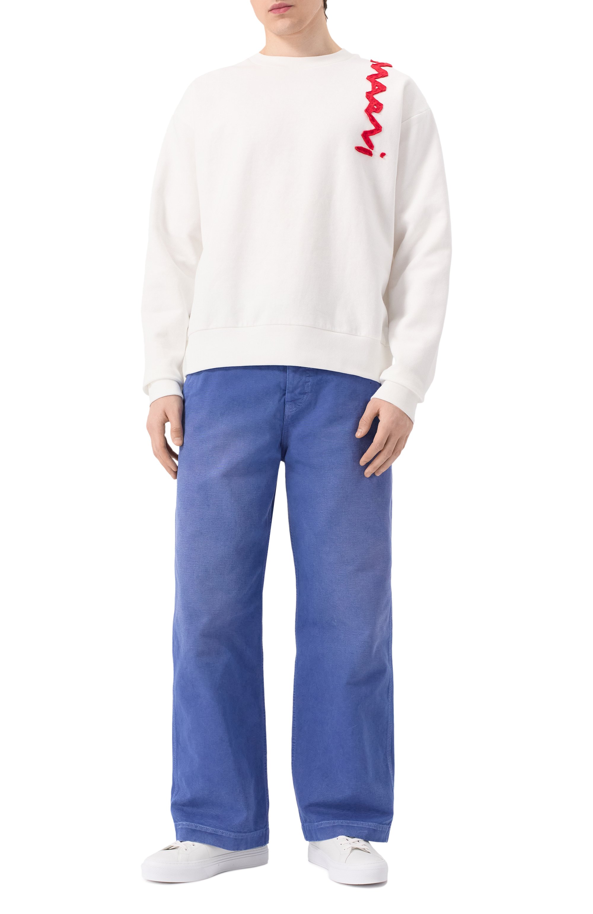 Хлопковый свитшот MARNI, арт. FUMU0074X2/UTC269, фото 2