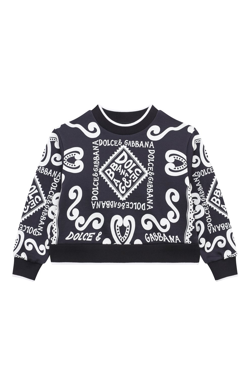 Хлопковый свитшот DOLCE & GABBANA, арт. L4JWHZ/G7LP1/8-12+, фото 1