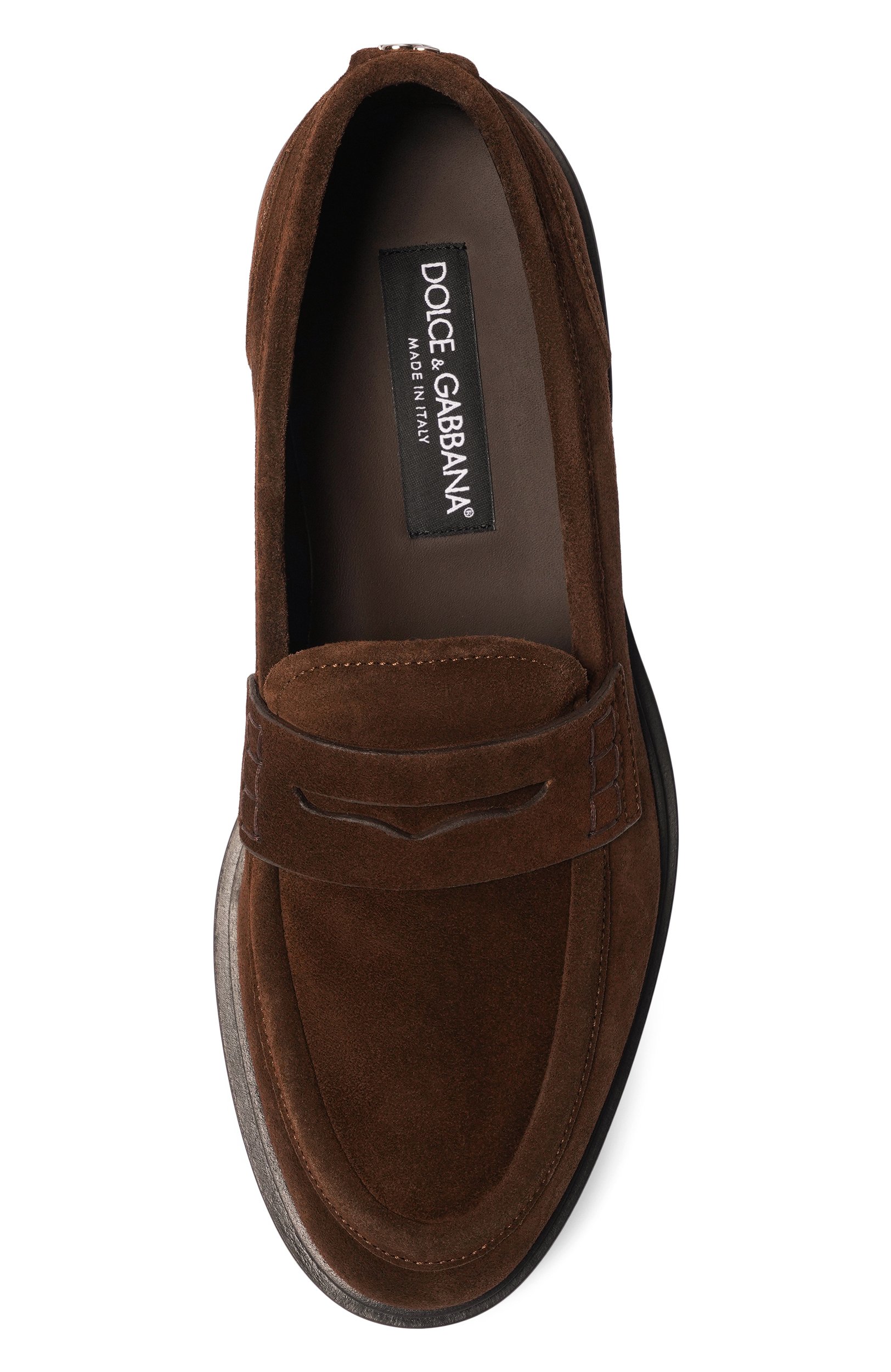 Замшевые пенни-лоферы altavilla DOLCE & GABBANA, арт. CM0078/AS915, фото 6