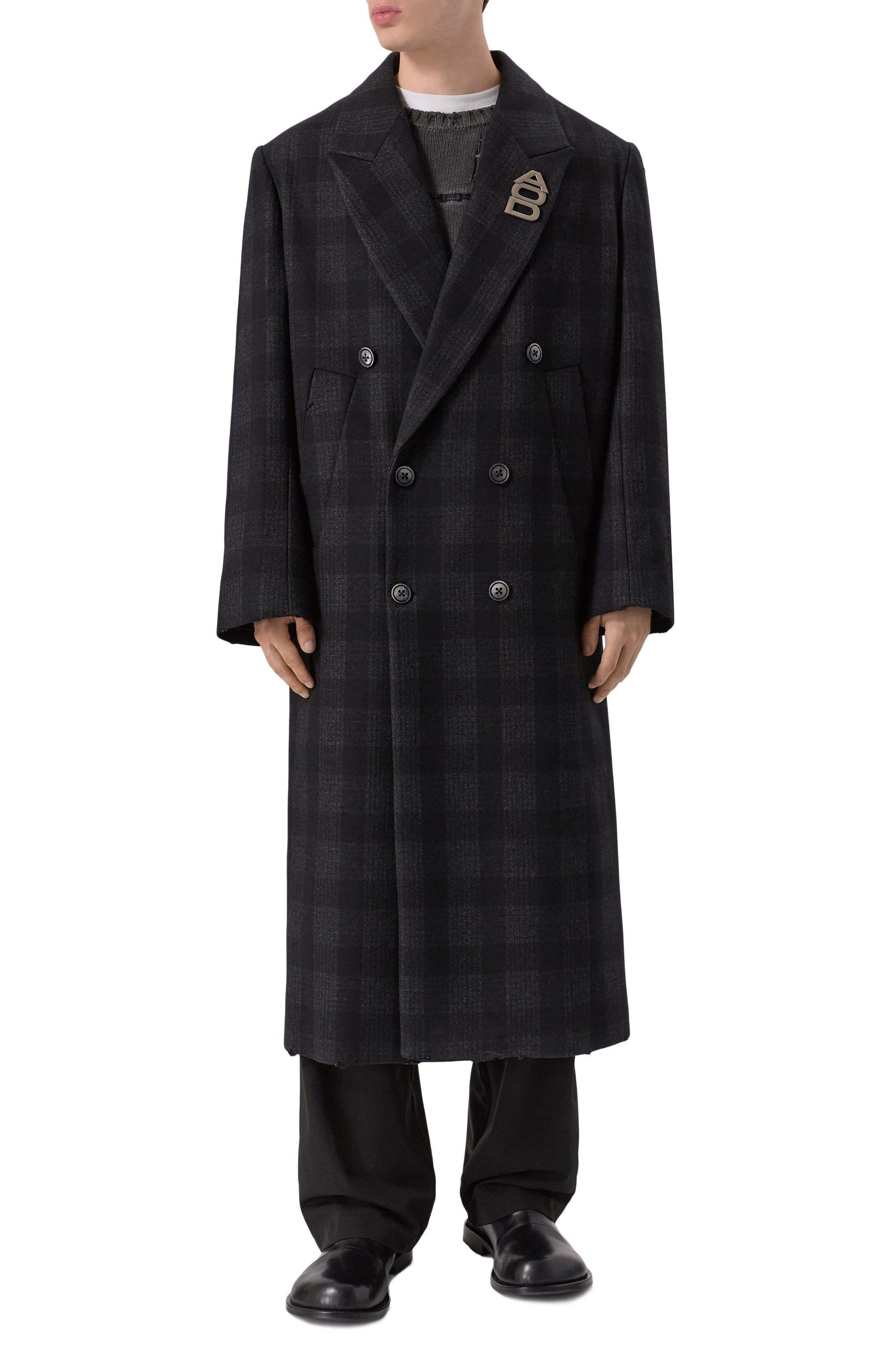 Пальто AN OTHER DATE темно-серого цвета по цене 94550 руб., арт. F50DMAC0022, фото 3 Пальто AN OTHER DATE, арт. F50DMAC0022, фото 3