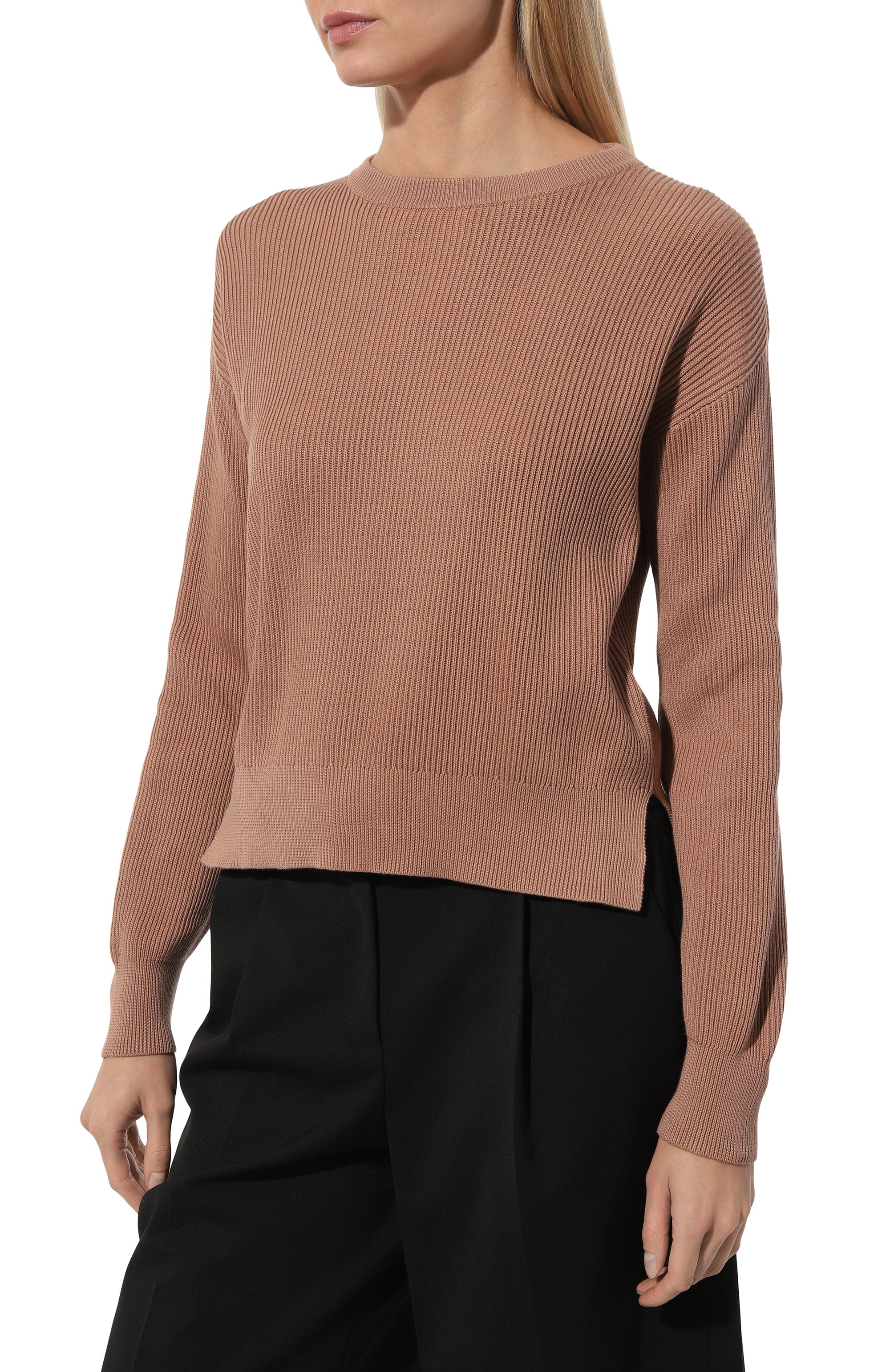 Хлопковый пуловер BRUNELLO CUCINELLI, арт. M1919B1299, фото 3