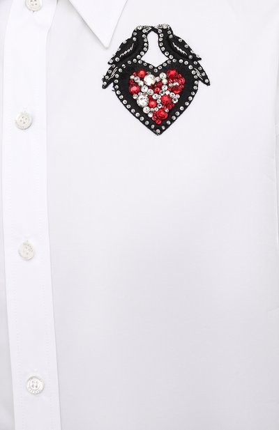 Хлопковая рубашка ALEXANDER MCQUEEN, арт. 666910/QAAAY, фото 5