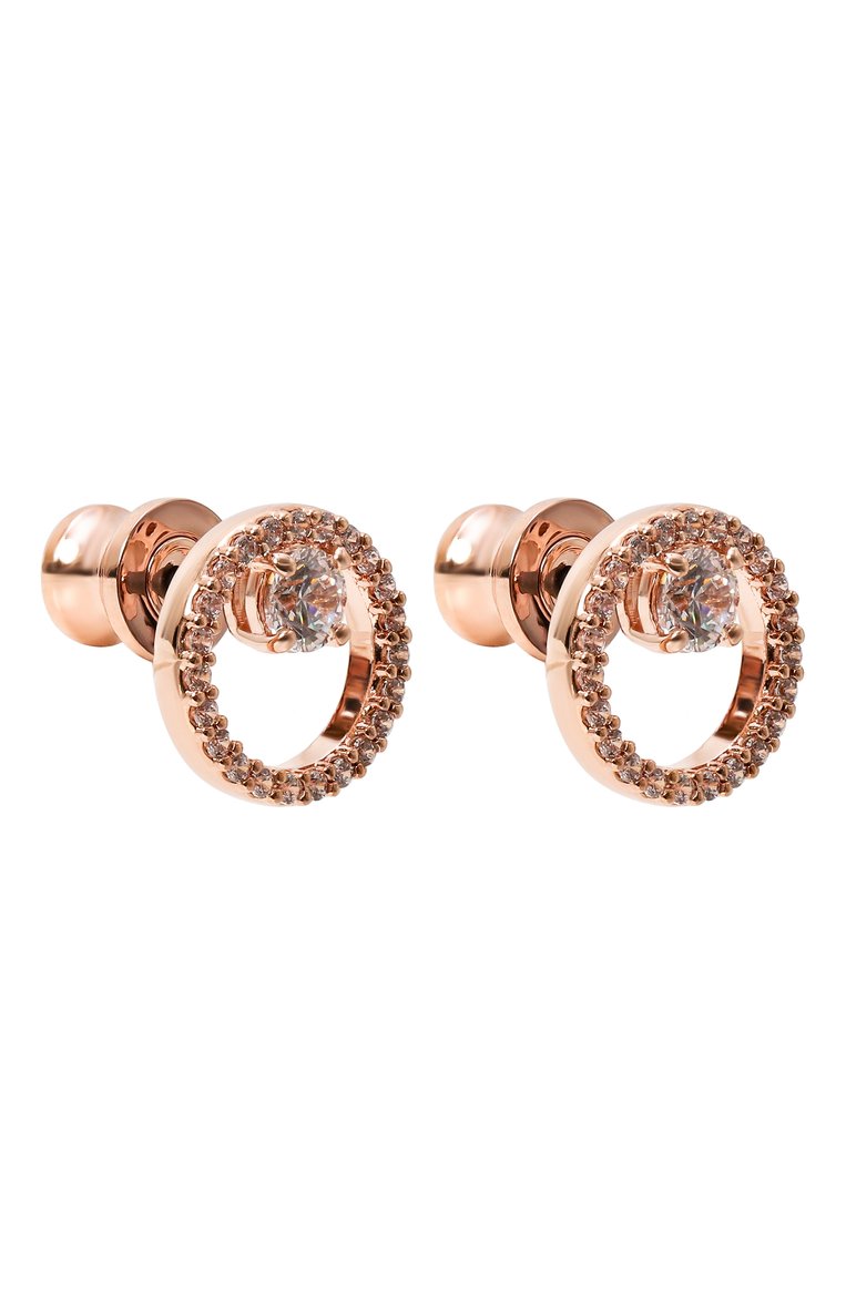 Женские серьги constella SWAROVSKI золотого цвета, арт. 5692263 | Фото 3 (Материал: Кристаллы, Металл; Нос: Не проставлено)