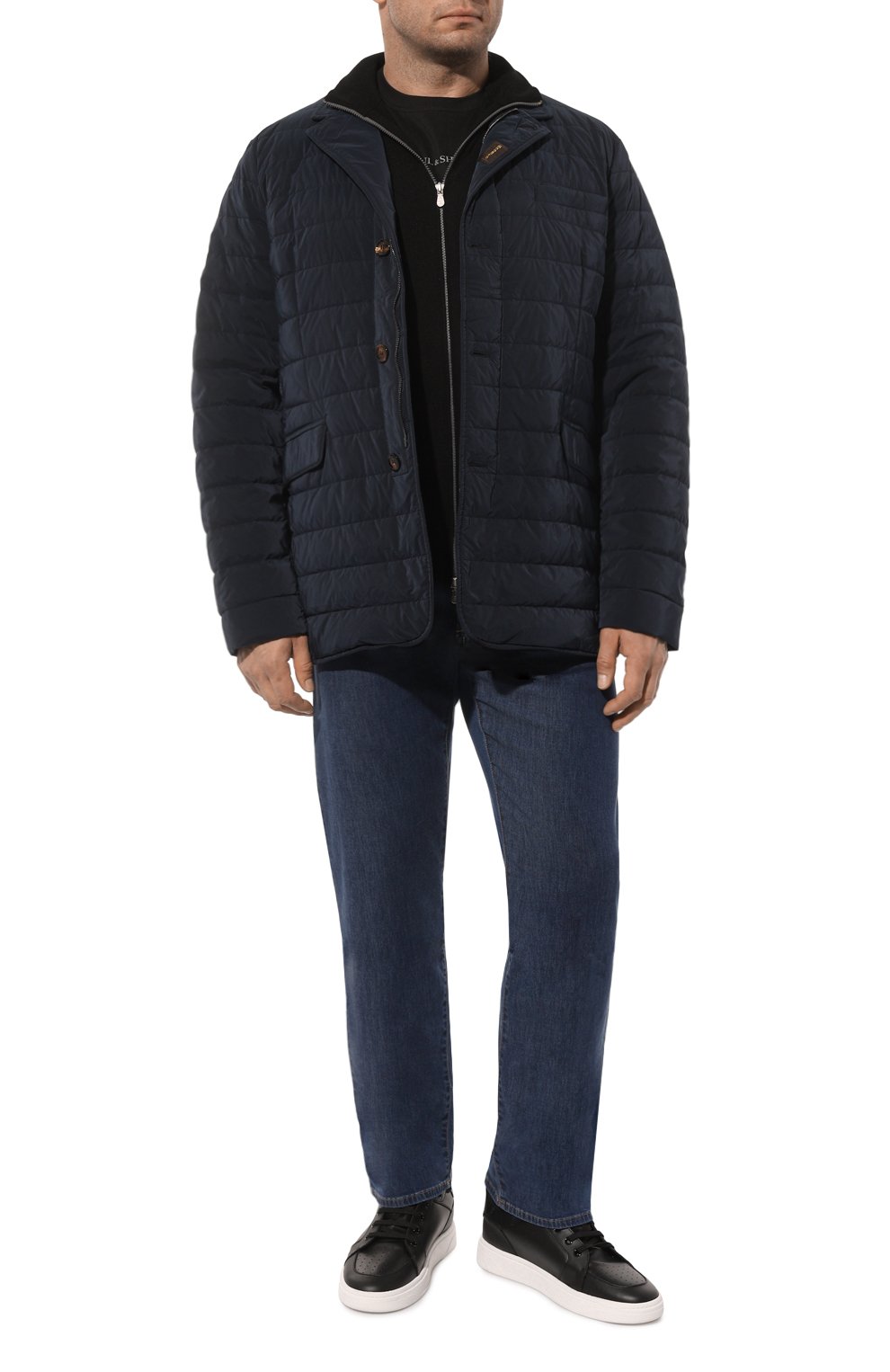 Пуховая куртка zavyer-os MOORER темно-синего цвета по цене 188000 руб., арт. EYVAZ, фото 2 Пуховая куртка zavyer-os MOORER, арт. EYVAZ, фото 2