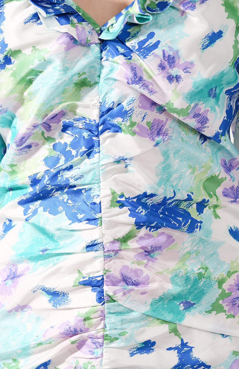 Шелковое платье ALESSANDRA RICH голубого цвета по цене 183500 руб., арт. FAB2009-F2780, фото 5 Шелковое платье ALESSANDRA RICH, арт. FAB2009-F2780, фото 5