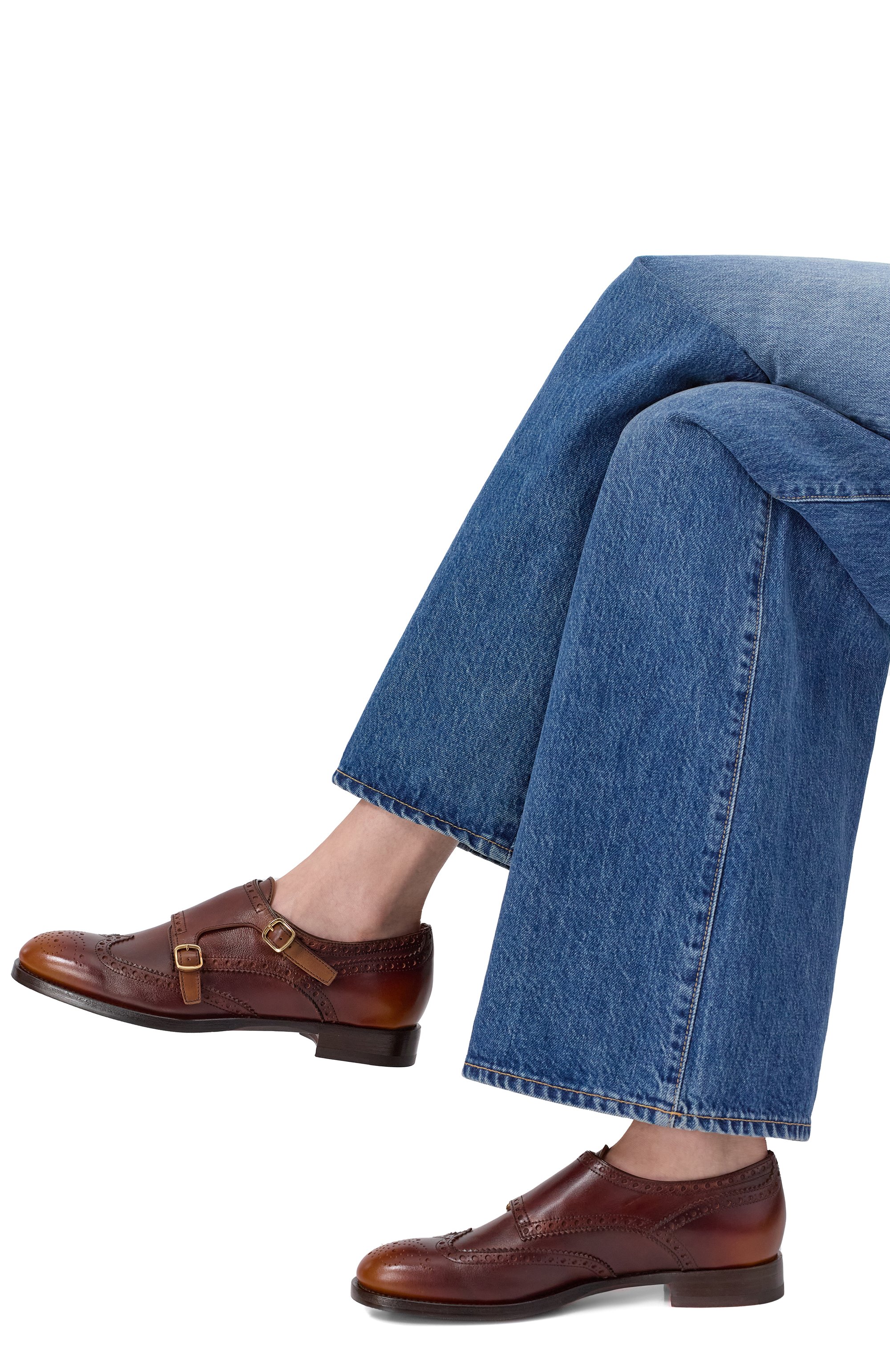 Кожаные монки SANTONI, арт. WUTG71800BJ2NWHM, фото 2