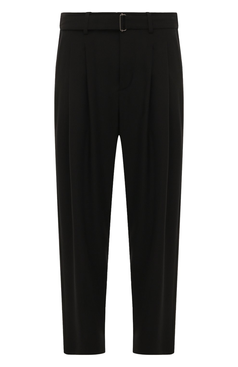 Шерстяные брюки KAZUYUKI KUMAGAI черного цвета по цене 66500 руб., арт. AP41-052, фото 1 Шерстяные брюки KAZUYUKI KUMAGAI, арт. AP41-052, фото 1