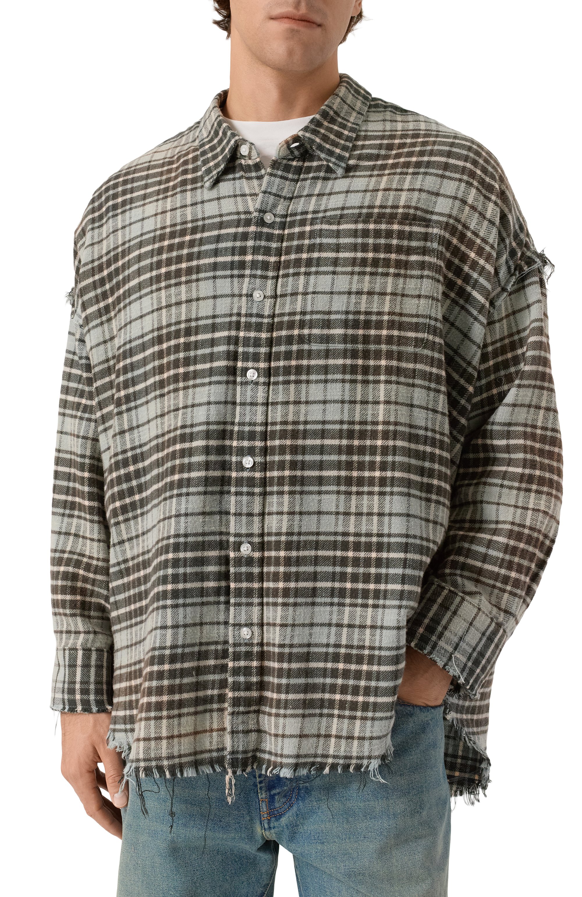 Хлопковая рубашка R13, арт. R13WR075-R560B/M, фото 3