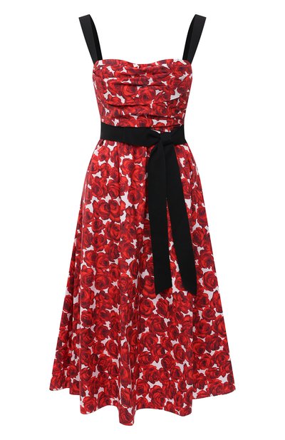 Хлопковое платье CAROLINA HERRERA, арт. R2211N508RCT, фото 1