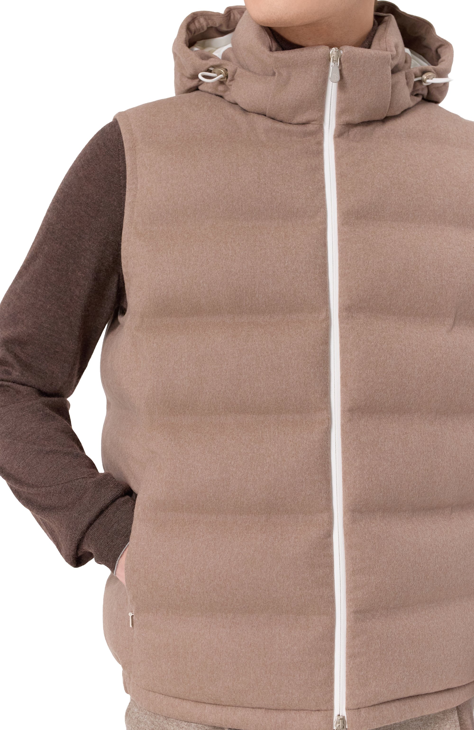 Пуховый жилет BRUNELLO CUCINELLI, арт. MQ4631608, фото 5