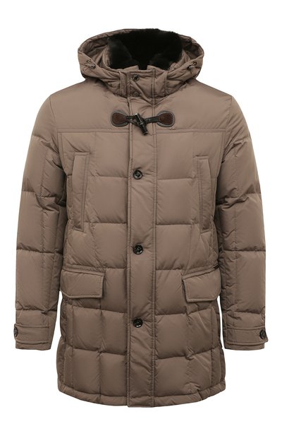 Пуховик с отделкой из меха кролика caraccio-km MOORER, арт. CARACCI0-KM, фото 1