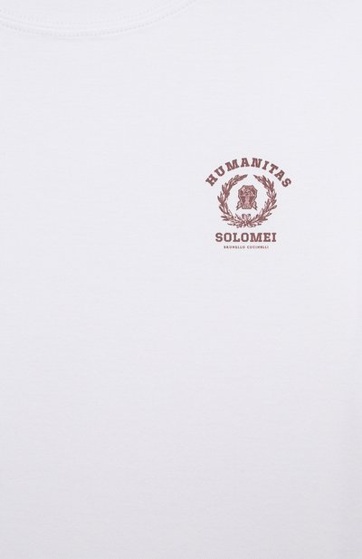 Хлопковая футболка BRUNELLO CUCINELLI, арт. B0T61T104B, фото 3