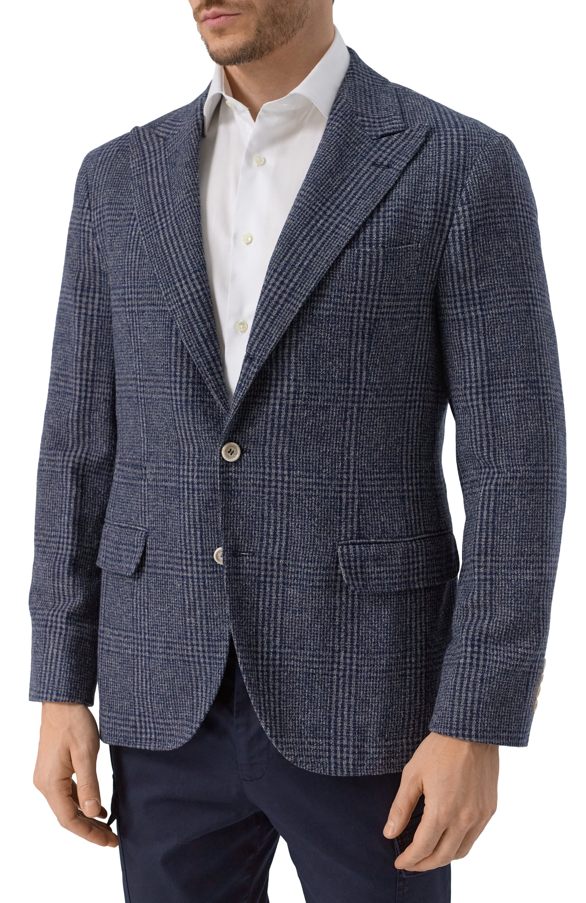 Пиджак из шерсти и шелка BRUNELLO CUCINELLI, арт. MY4367BFD, фото 5