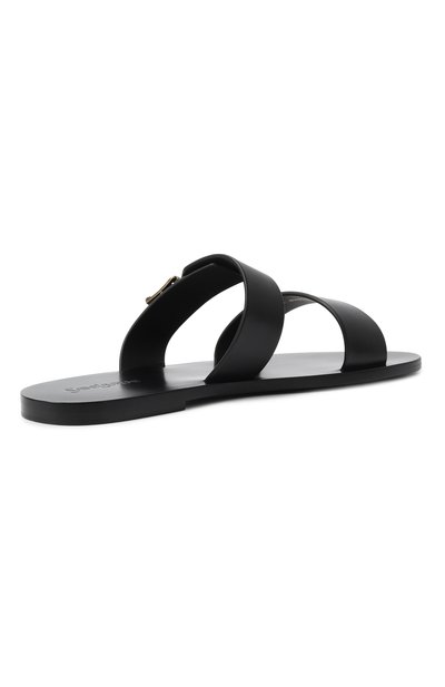 Кожаные шлепанцы ios SAINT LAURENT, арт. 820533/DWE00, фото 5